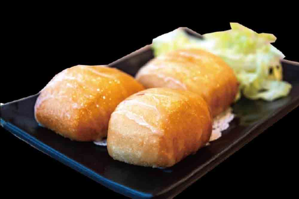 e16. deep-fried mini bun